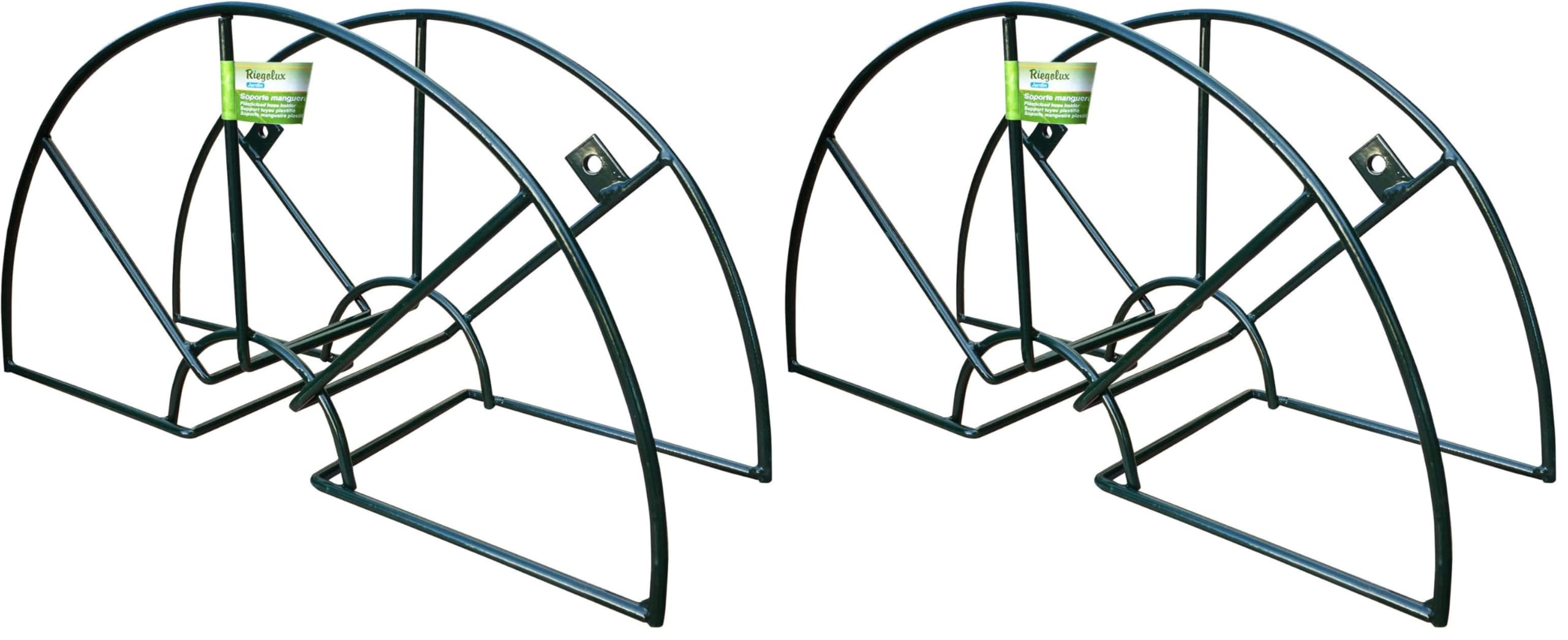 Support de tuyau resistant Riegolux en metal durable avec tige longue