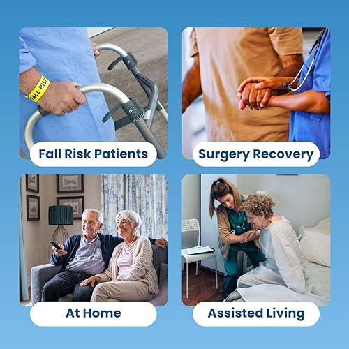 Vista 26 de HCS - Calcetines de hospital antideslizantes con empuñaduras para mujeres y hombres (6 pares), calcetines antideslizantes de banda de rodadura 360