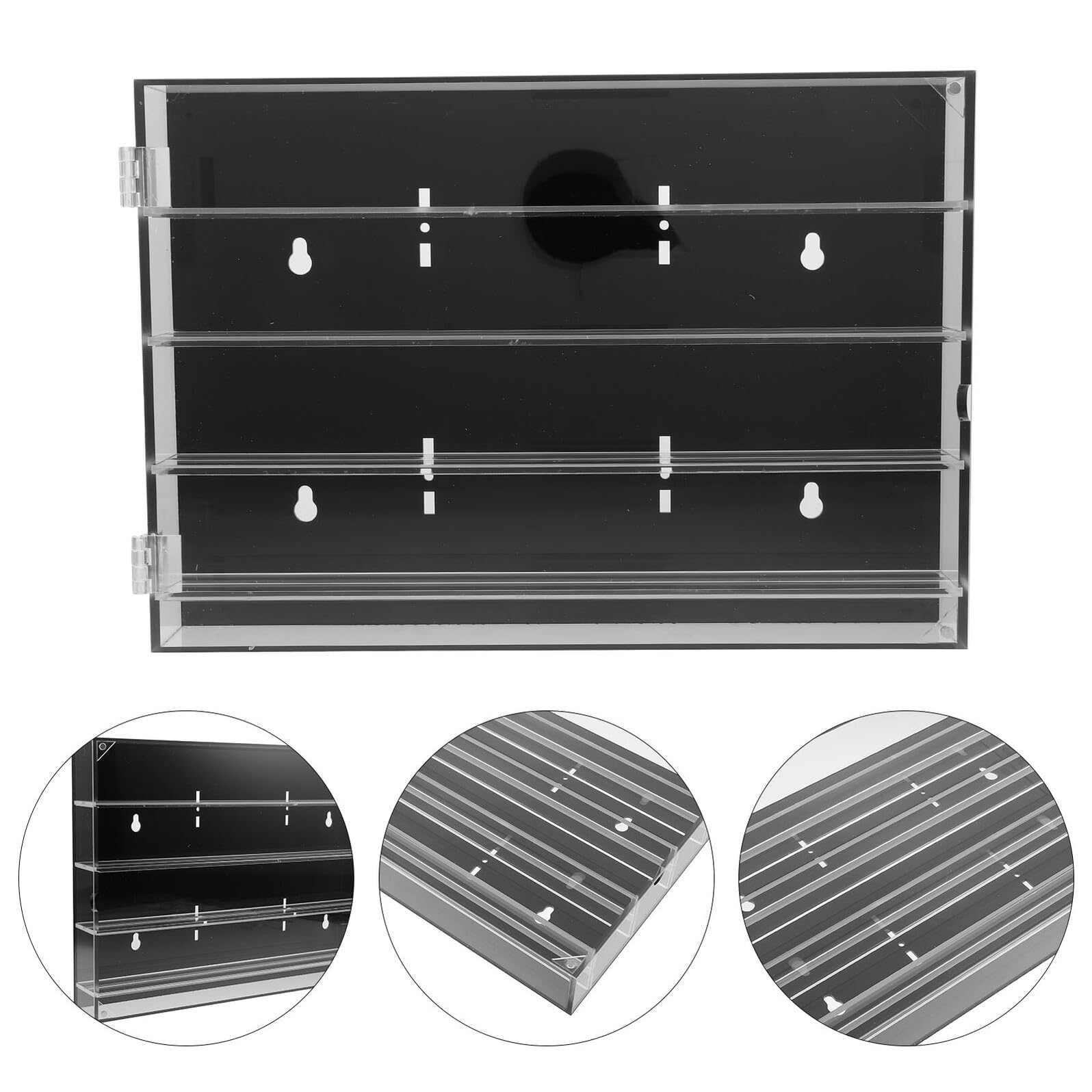 Acryl Messeraufbewahrungsbox Wandmontage Mehrschichtiger Schneidwerkzeug Organizer für Küche Sicheres Messer-display Geordnetes Küchenaufbewahrungssystem