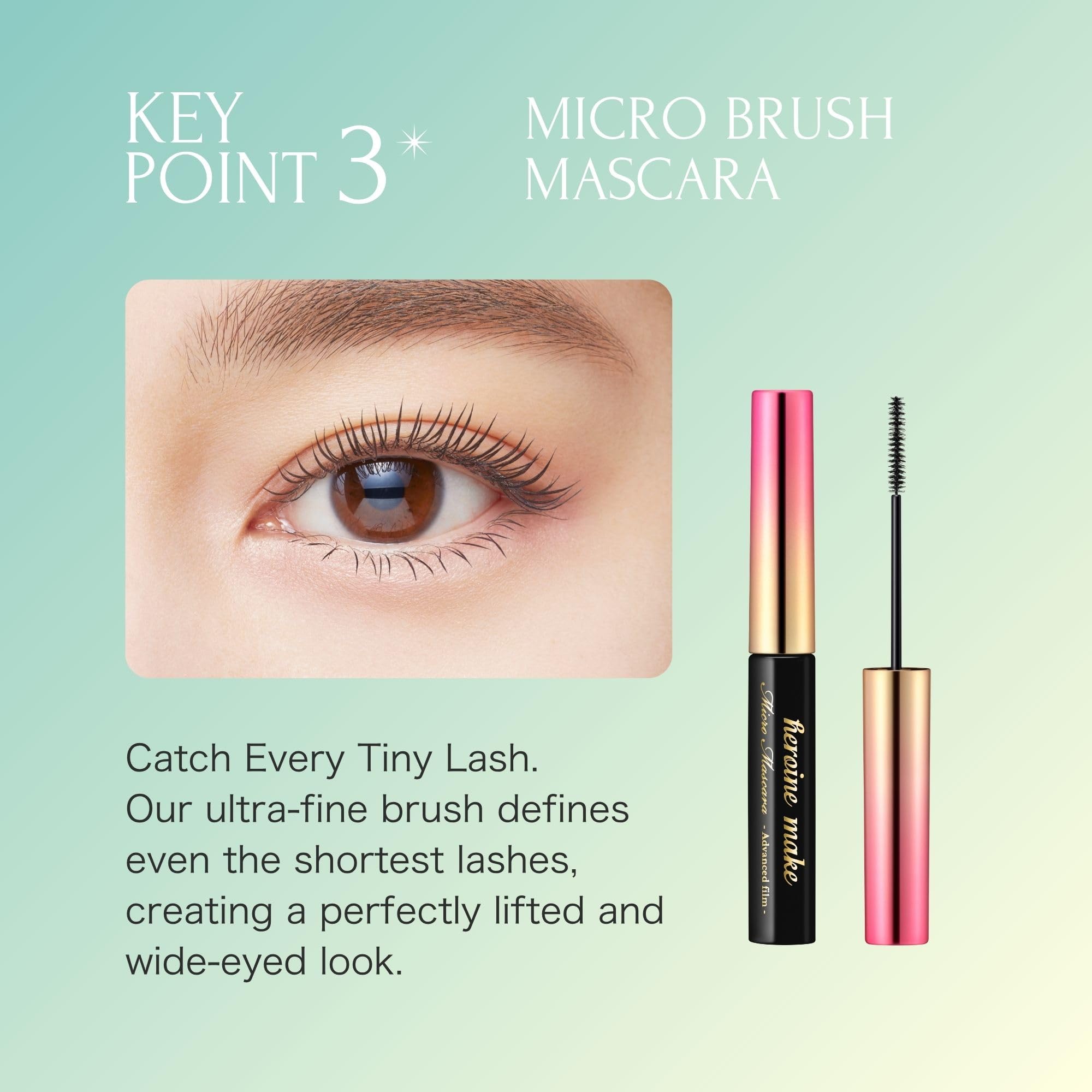 Amazon.com : Heroine Make by KissMe Mini Waterproof Mascara