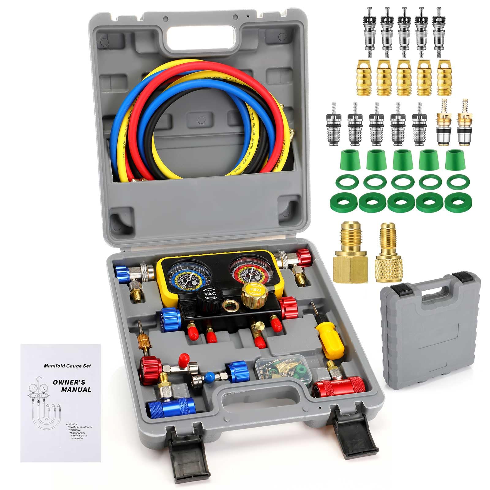 Nielsen AC-Krümmersystem Test-Kit Für R1234yf Kältemittel – Diagnose & Prüfung