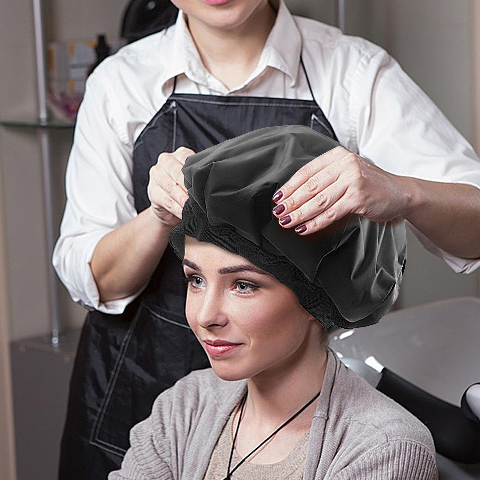 Gorro térmico para microondas de acondicionamiento profundo,Sombrero térmico inalámbrico de acondicionamiento profundo,Sombrero para el cuidado del cabello | Gorro de gel para microondas, gorr