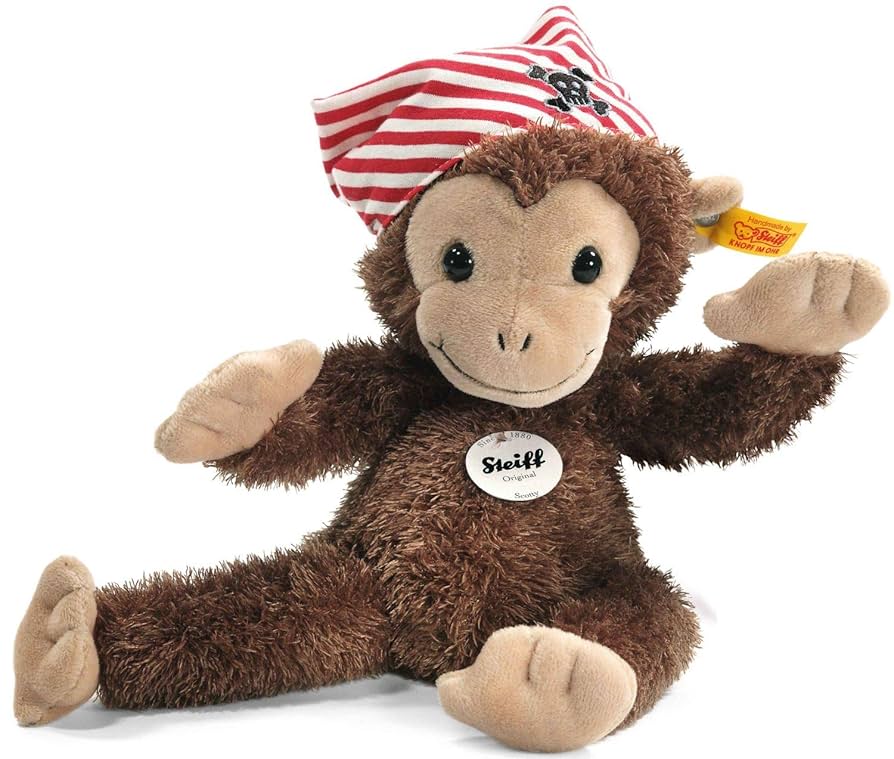 Amazon.co.jp: Steiff シュタイフ キッズ さるのスコッティ 28