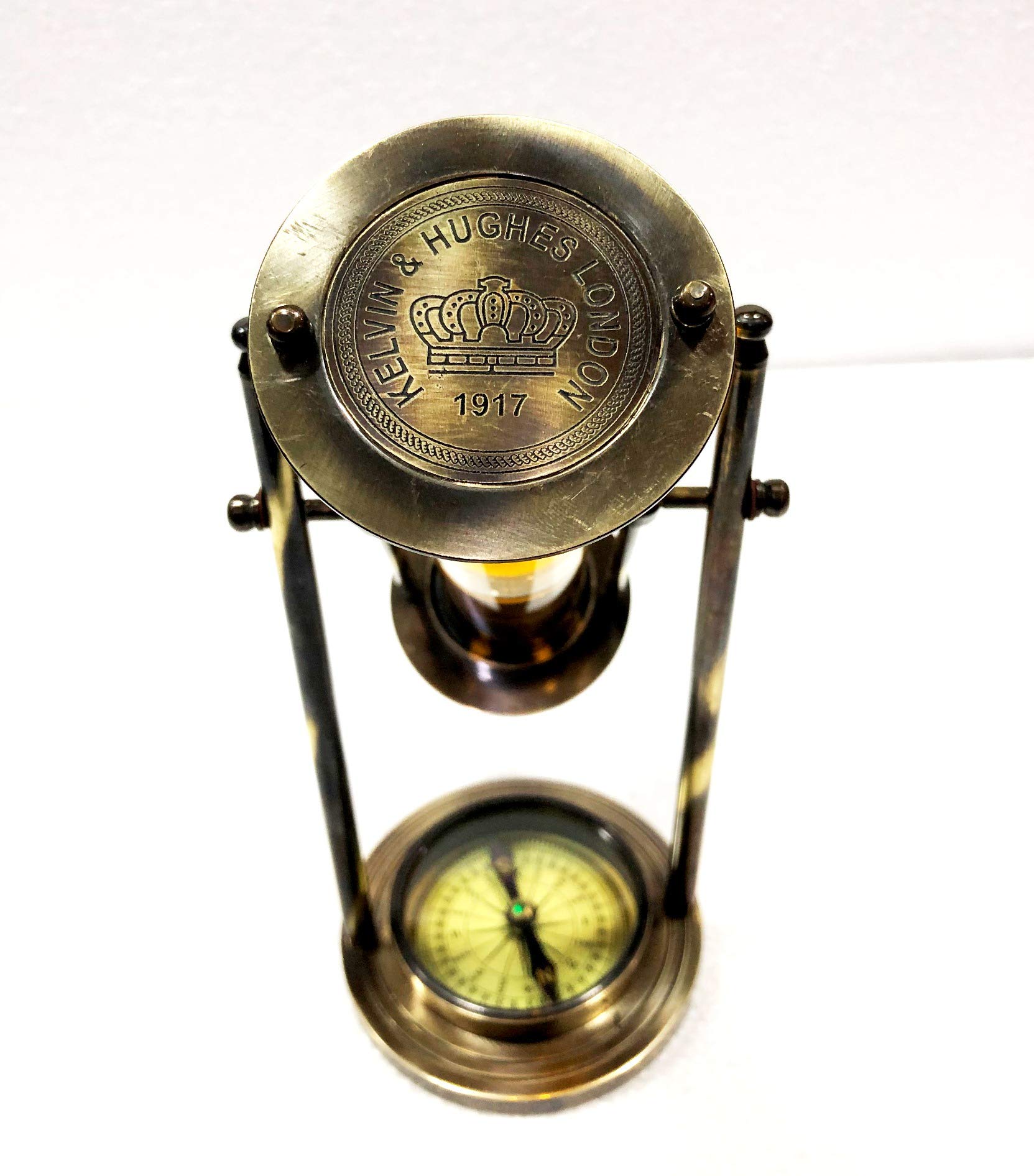 Vintage Marine Chronometer GUB Glashütte No. 8938 | German Nautical Brass Clock in Wood Box - Antique weapons, collectibles, silver, icons, bronze, swords, daggers