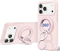 Vista 21 de SYNCWIRE para MagSafe Agarre para Teléfono, Rotación 360° Agarre Magnético para Teléfono Celular Soporte de Anillo Magnético Atril Soporte de Anillo