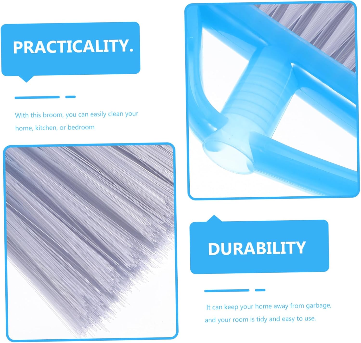 Indoor Outdoor Push Broom Head Replacement Efficient Cleaning for Hardwood Floors Heavy Duty Design for Garage and Patio Use Easy to Install and Detach