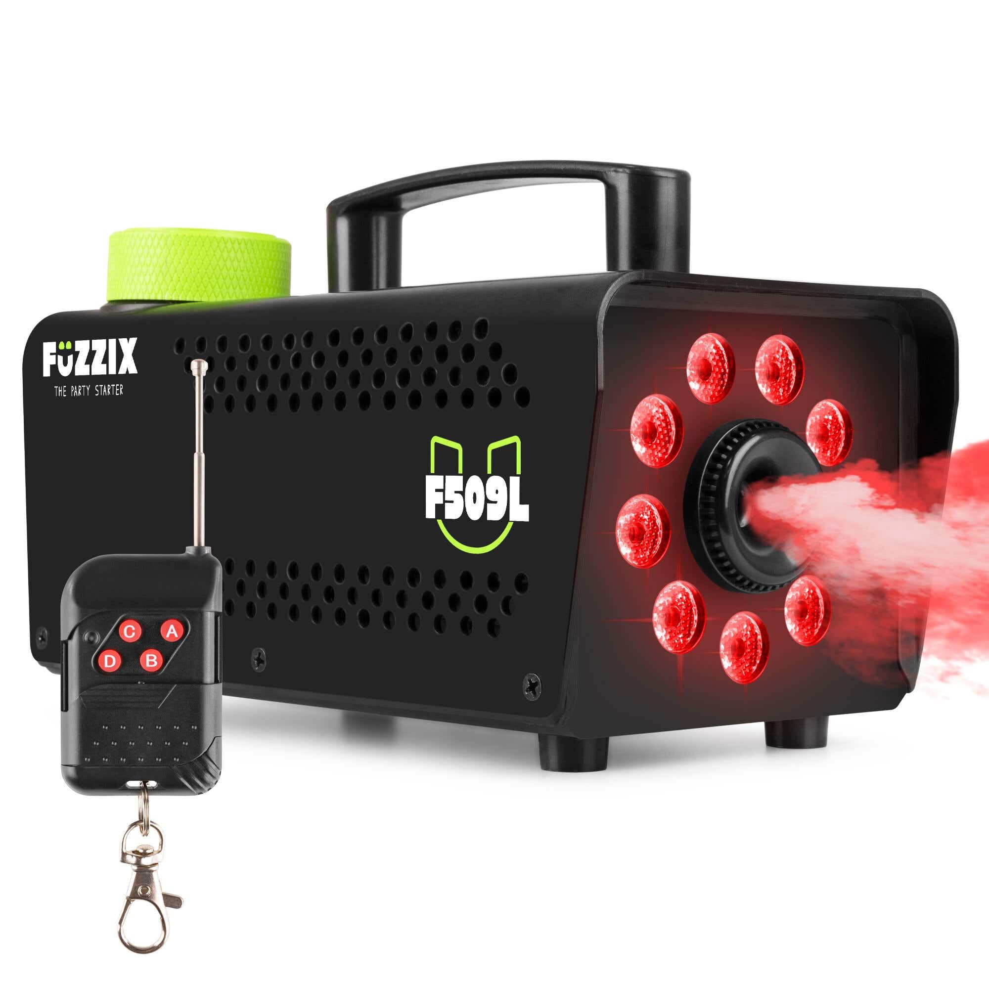 FUZZIX 160.310 F509L MÁQUINA DE HUMO PARTY 9 LEDS RGB - 59.95 €