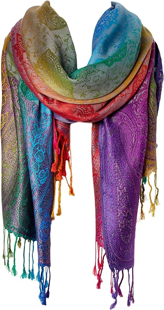 Cotton Blend Jacquard Vintage Soft Scarf With Fringed Edges,linen,Silk ，shawl,travel