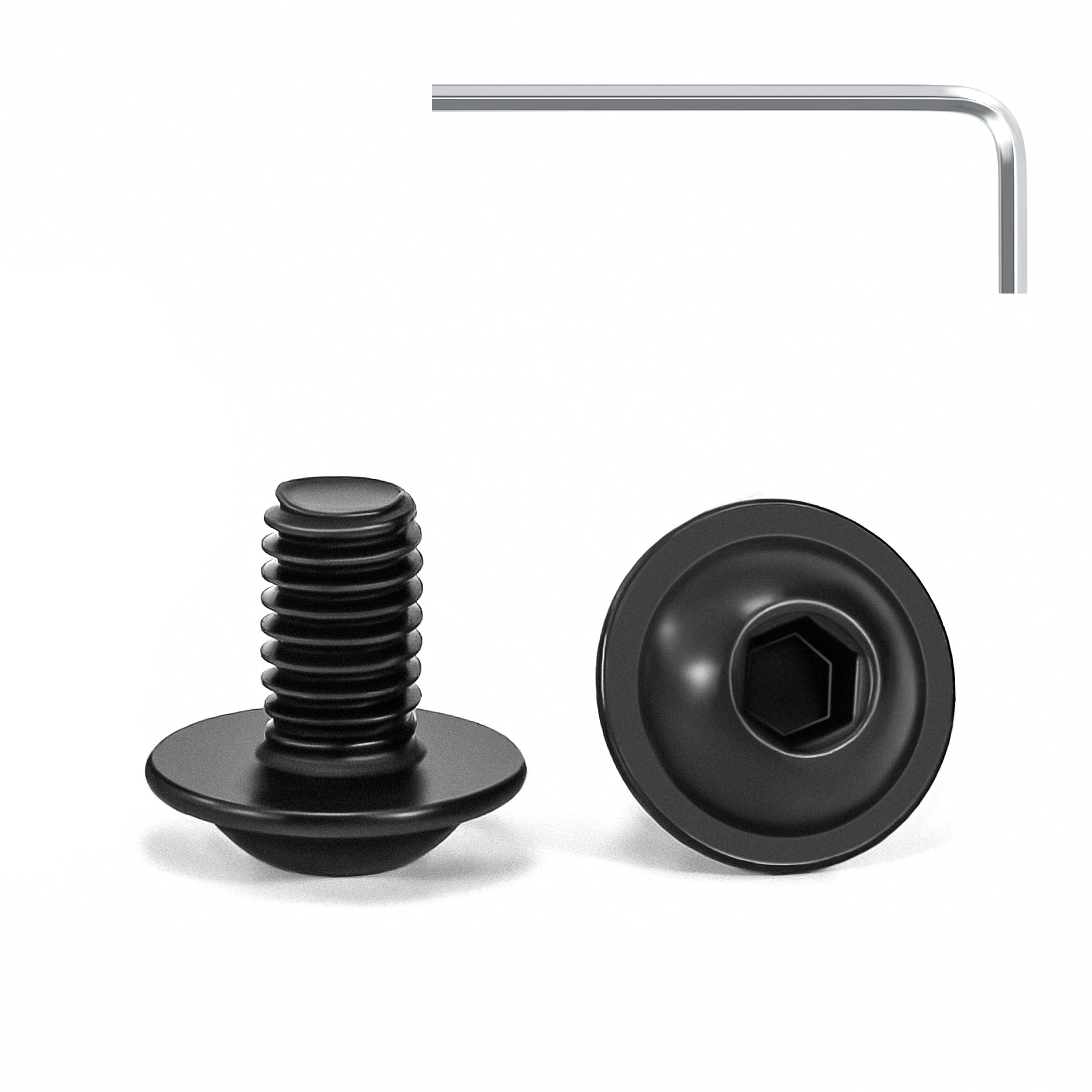 Viti A Testa Bombata Torx Tunejoy M6x10mm - 20 Pezzi In Acciaio Inox A2, Con Chiave T30