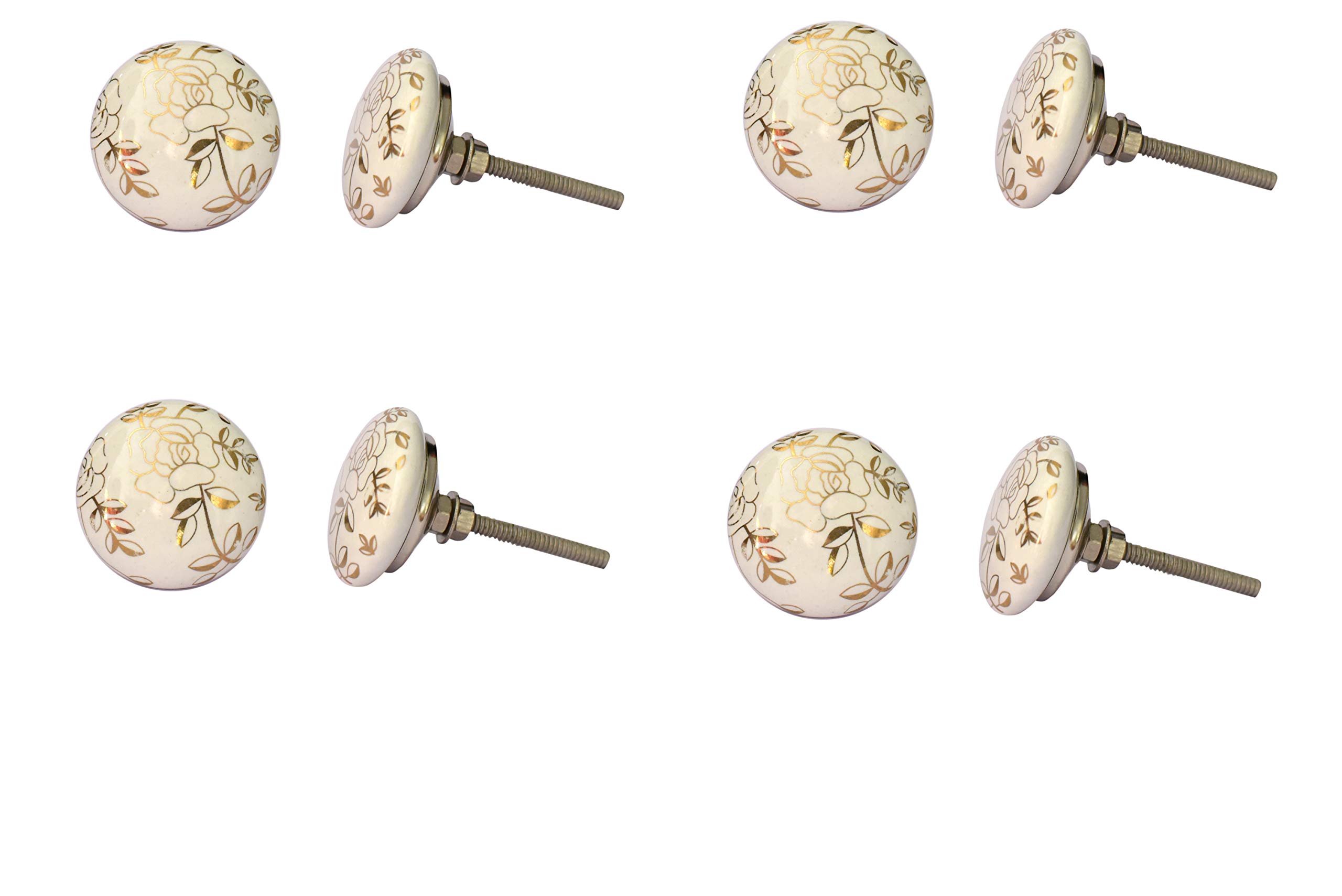 SHRIYAM CRAFT Knobs for Drawers - Vintage Assorted Ceramic Drawer Handle for Kitchen Cabinets Home Interior Décor Furniture Hardware (8, Rose Golden) Pack of 8 (B08Y718NK3) Amazon Price History, Amazon Price Tracker