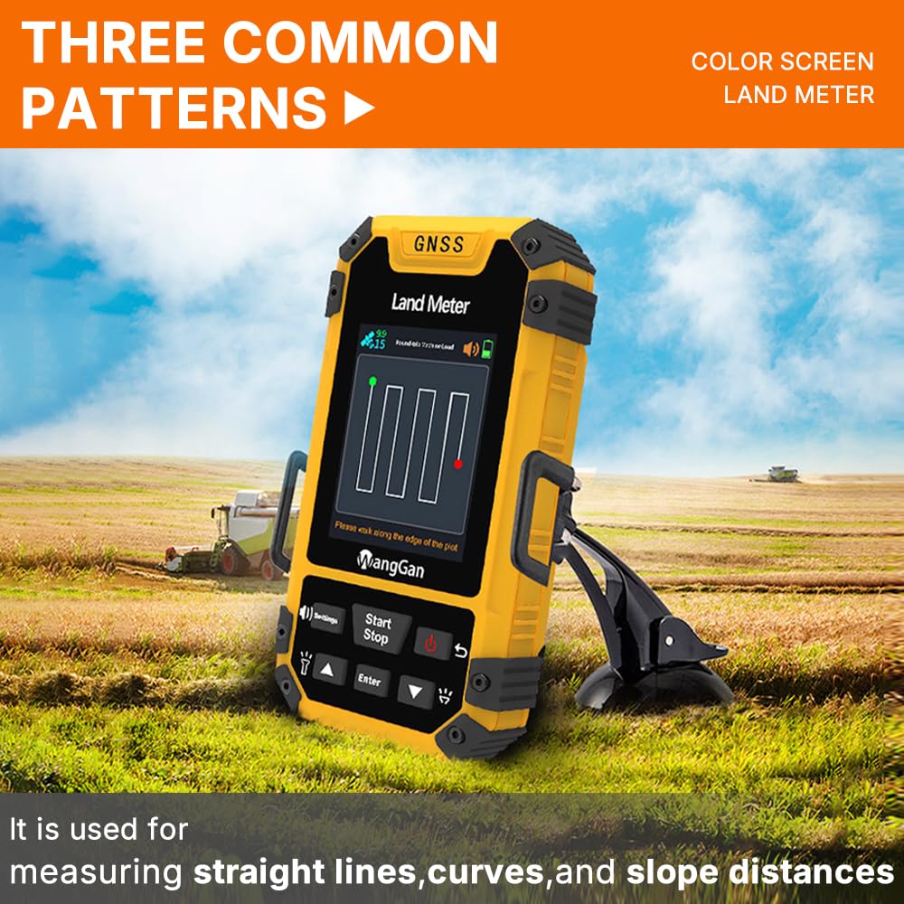 Heltec - Misuratore di terra GNSS S4, ricevitore GPS ad alta precisione per rilevamento, escursionismo e misurazione del terreno, posizionamento a 6 stelle, impermeabilità IP65, batteria 18H, pendenza