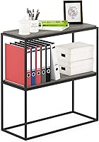 Vista 195 de Furinno Turn-N-Tube - Estantería de exhibición multiuso, de 4 niveles, con tubos redondos, color rosa y blanco