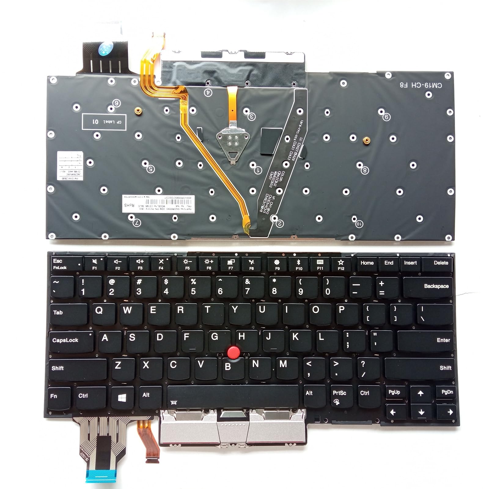 Tastiera retroilluminata USA per Lenovo ThinkPad X1 Yoga 2024 | Ricambio