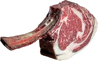Tomahawk-Steak (1.500g) - Dry Aged, großes Steak extra langem Knochen, zum Grillen oder Kurzbraten im Bräter - herzhaft , ausgereift & aromatisch