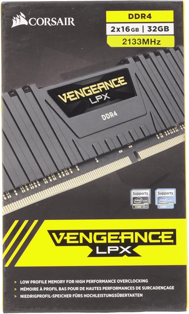 Corsair Vengeance LPX 32GB (2x16GB) 2133MHz C13 DDR4 DRAM Memory Kit thumbnail 3