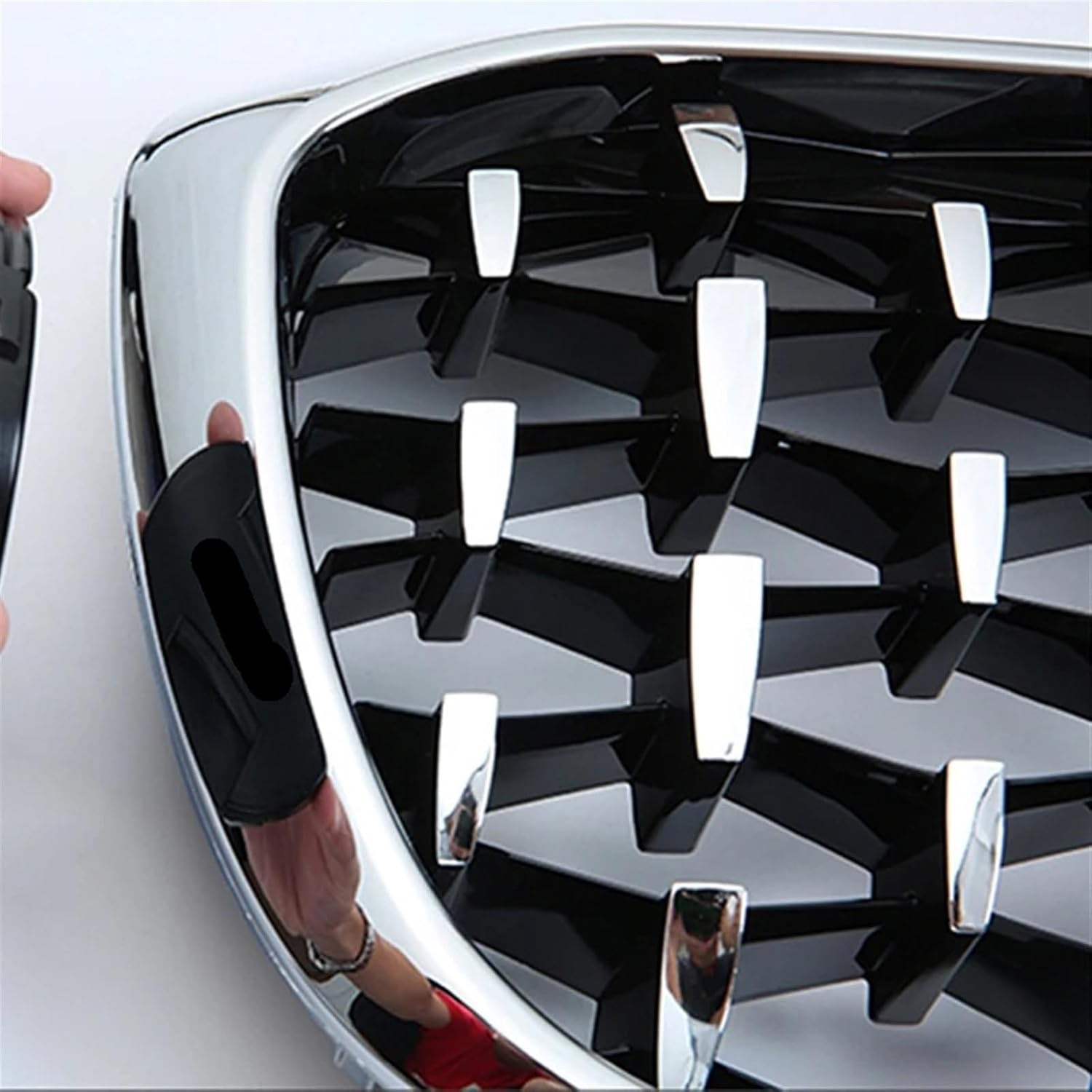 と互換性がある BMW 3シリーズ GT F34 2012-2019 クロームダイヤモンドセダングリル メテオスタイル フロントバン と互換性がある  BMW 3シリーズ GT F34 2012-2019 クロームダイヤモンドセダングリル メテオスタイルフロントバンパ 光沢のある  バンパー,車の保護キット ...