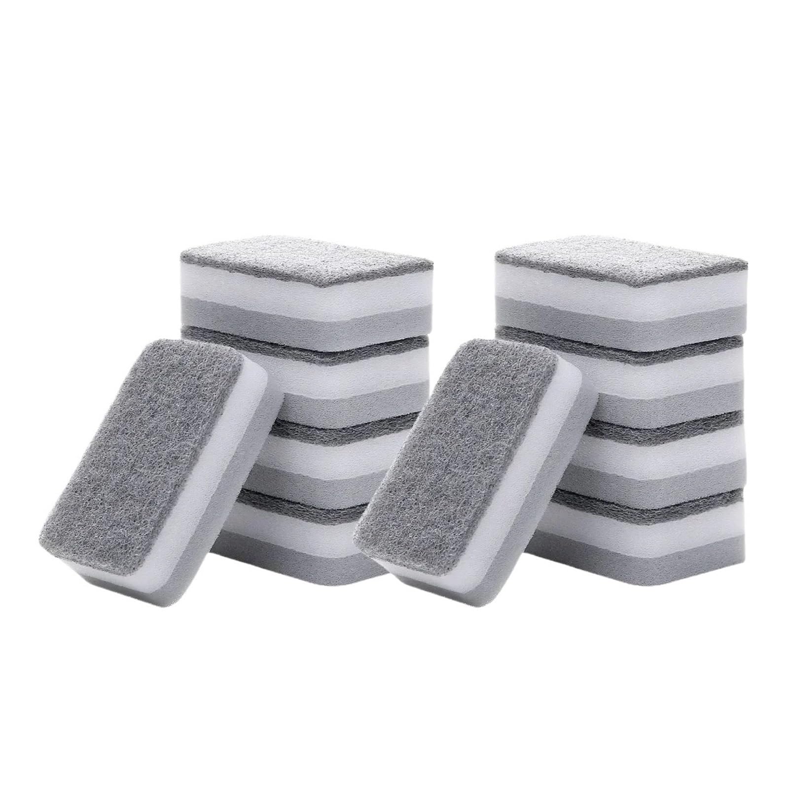 WZPTLKIBAD Double-Sided Cleaning Sponges Dishwashing Scouring Cloth