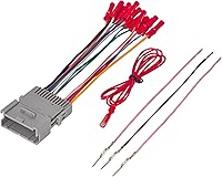 Vista 1 de RED WOLF Arnés de cableado estéreo para automóvil para GMC Envoy Sierra 2002-2008, Chevy Silverado Impala con conector a tope de instalación