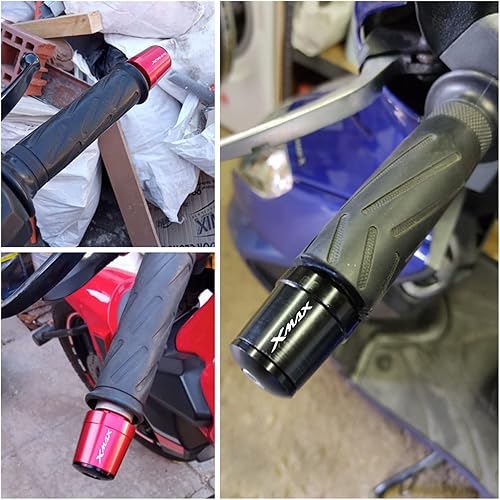 Miniatura 3 de Motorcycle CNC Motorcycle Hand Grips Bar End Plug Moto Handlebar Caps for Xmax 125 250 300 400 X-MAX 2016 2017 2018 2019 2020 2021 Handle end