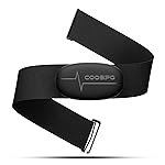 COOSPO Heart Rate Monitor Chest Strap, Bluetooth ANT+ Heart Rate Monitor Chest Sensor with 400H Battery, HRM Works with Strava/Wahoo Fitness/Polar Beat/Peloton/DDP Yoga App