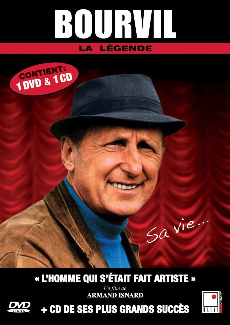 Bourvil documental en DVD con CD de audio original pack coleccionista francés 1