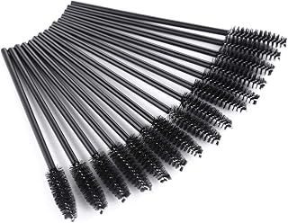 Tbestmax 200 Pack Disposable Mascara Wands Eyebrow Spoolie Brushes for Eyelash Extensions & Makeup Kits