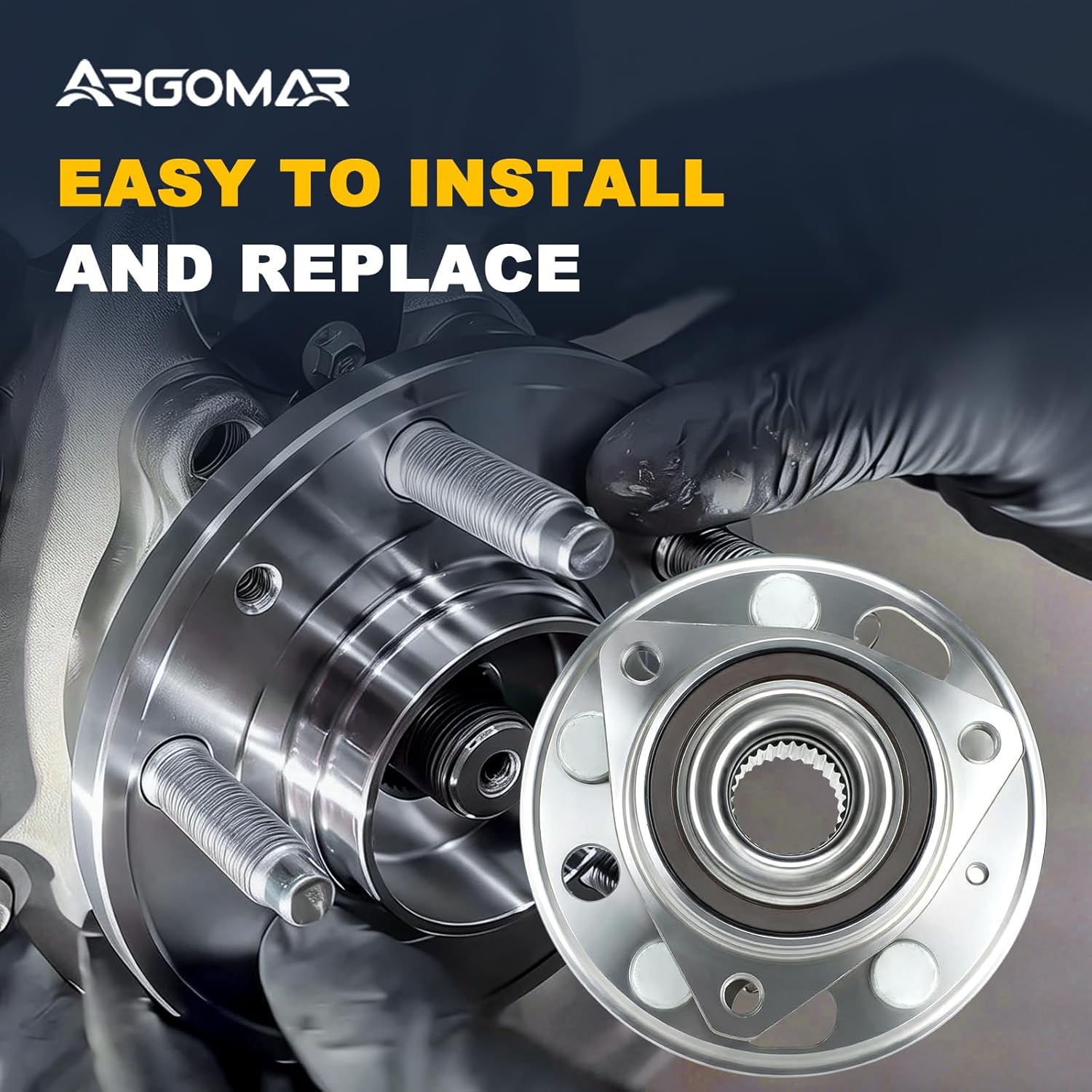 2PC 513288 Front/Rear Wheel Bearing Hub Assembly Fit for Chevy Impala Equinox Camaro, for Buick Regal 11-17 Allure 2010 Lacrosse 10-16, for GMC Terrain 10-17, for Cadillac XTS 13-19 CTS 10-19, 5 Lugs