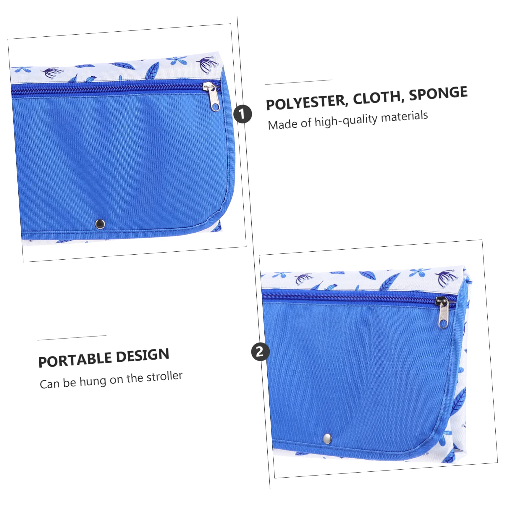 Abaodam 3pezzi Materassino Fasciatoio Portatile Per Design Organizer Facile e Protettivo Per Per Genitori Moderni