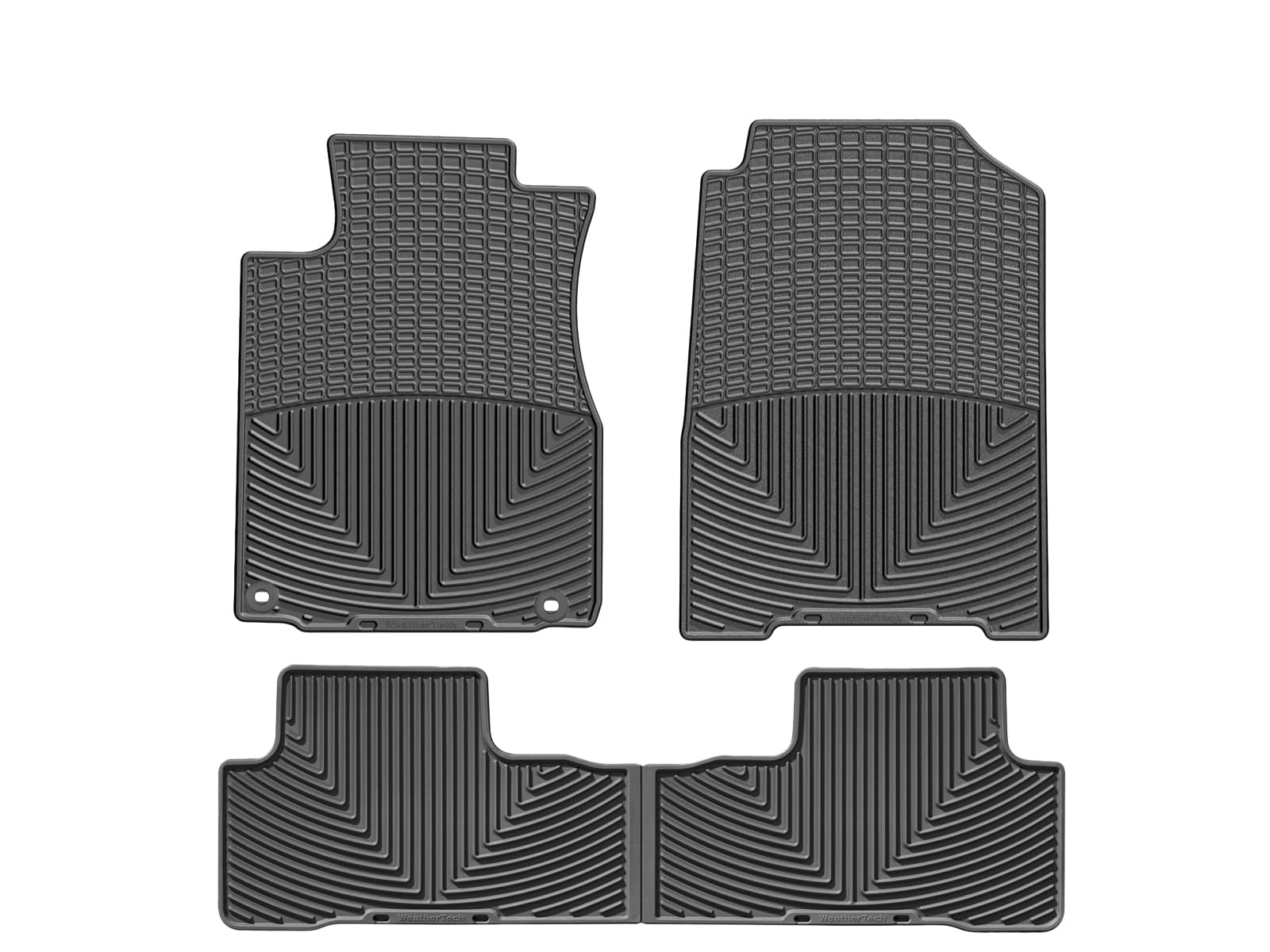 WeatherTech All-Weather Floor Mats for Honda CR-V 1st & 2nd Row (WTHB270162), Black
