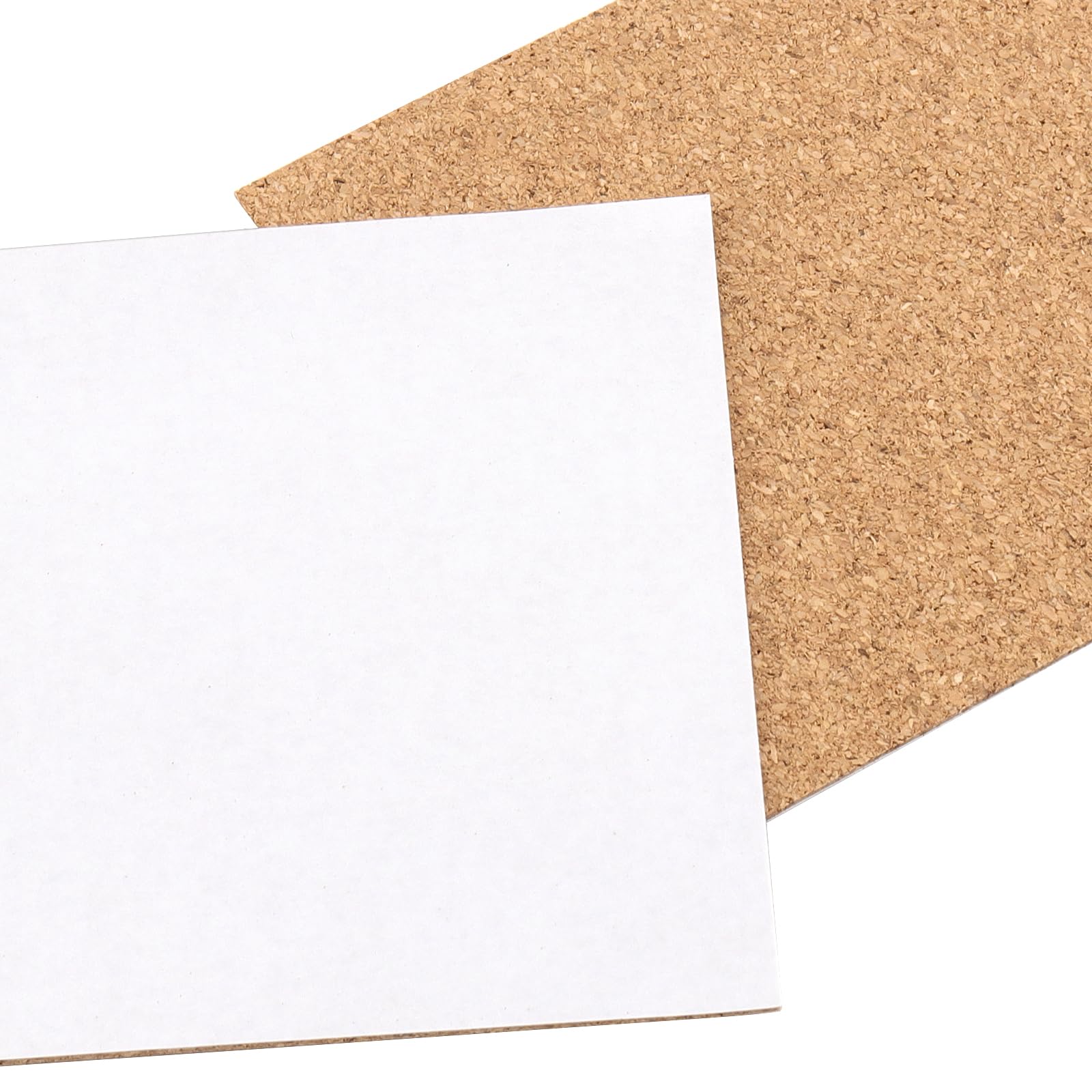 Placas de Corcho Autoadhesivas 30x30 cm 6 mm - Tablero de Corcho para Pared, Tablón de Anuncios
