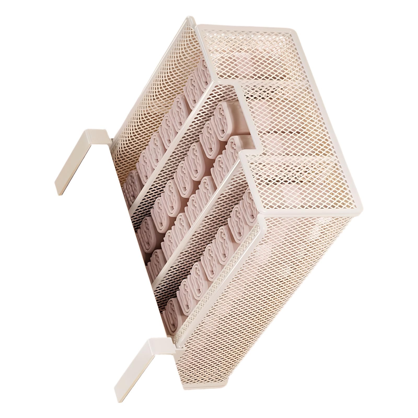 alloneslife Wall Mount Metal Storage Bin Divider Large Capacity Organization Tool Bathroom Planner