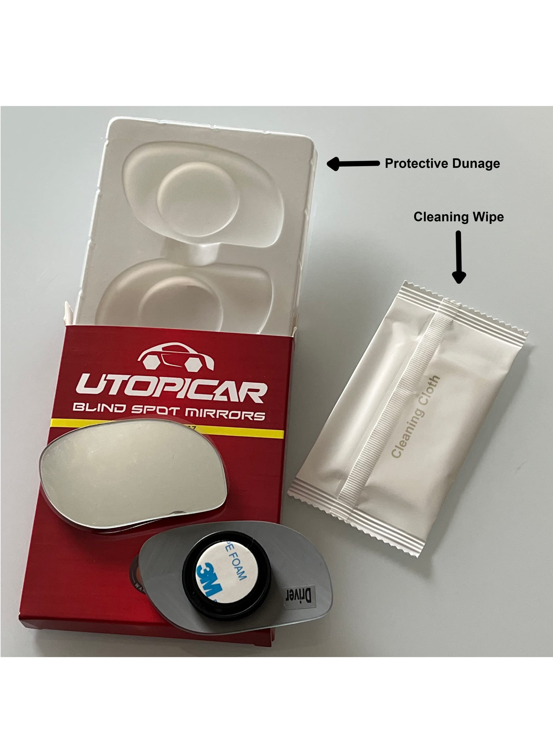 BLIND SPOT MIRROR ROUND ADHESIVE 2" INCH EASY FIT