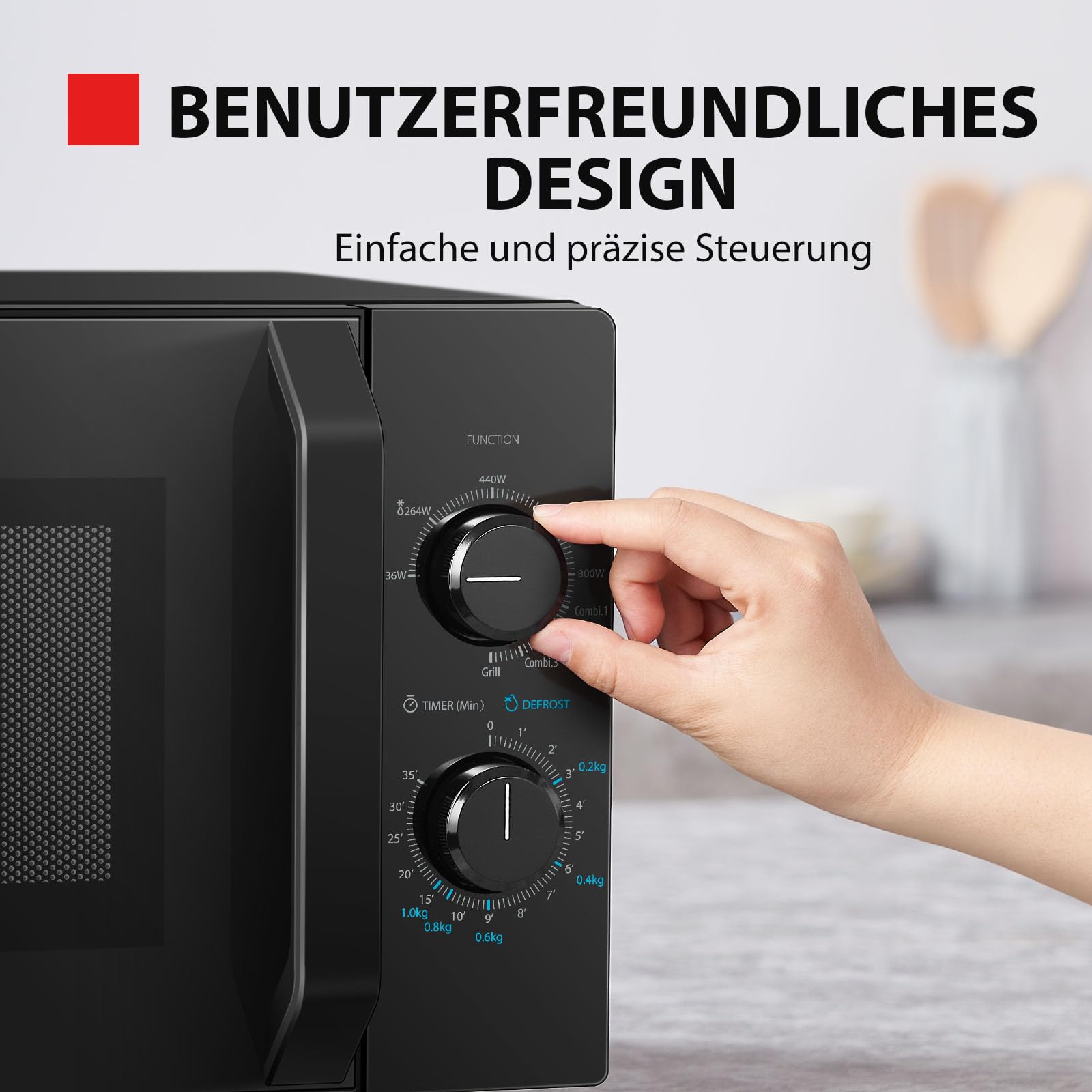 Toshiba MW2-MG20PF(BK)/GE Forno a microonde da 800 W con griglia croccante e funzione combinata, 5 livelli di potenza, 1000 W di potenza grill, nero