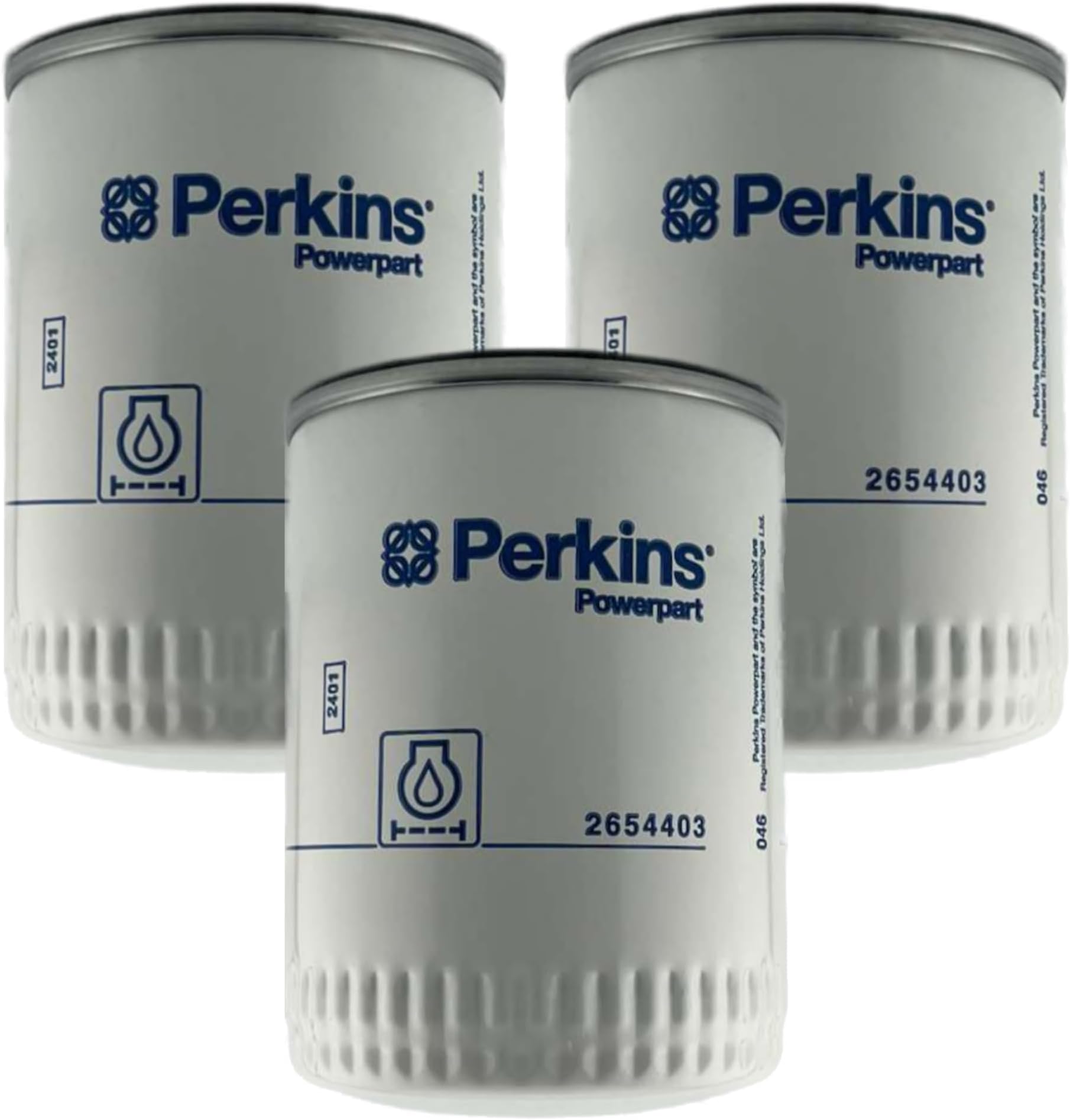 2654403 Perkins Oil Filter (Pack of 3)