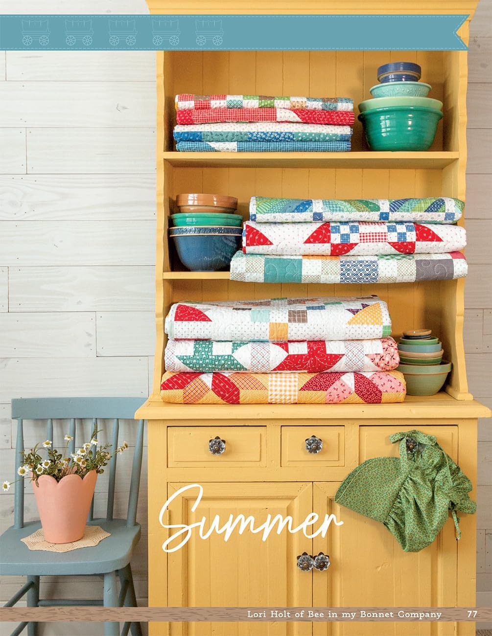 Prairie Home Quilt Book by Lori Holt of Bee in My Bonnet - Over 30 Quilts, Runners, Table Toppers & Pillows – Seasonal Quilting Inspired by Pioneer Resilience & Westward Journey