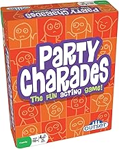 Outset Media- Party Charades Game - Family-Friendly Fun with 500 Charades Cards and Timer - Group Game Night Essential, Ages 10 and up, Amazon Exclusive
