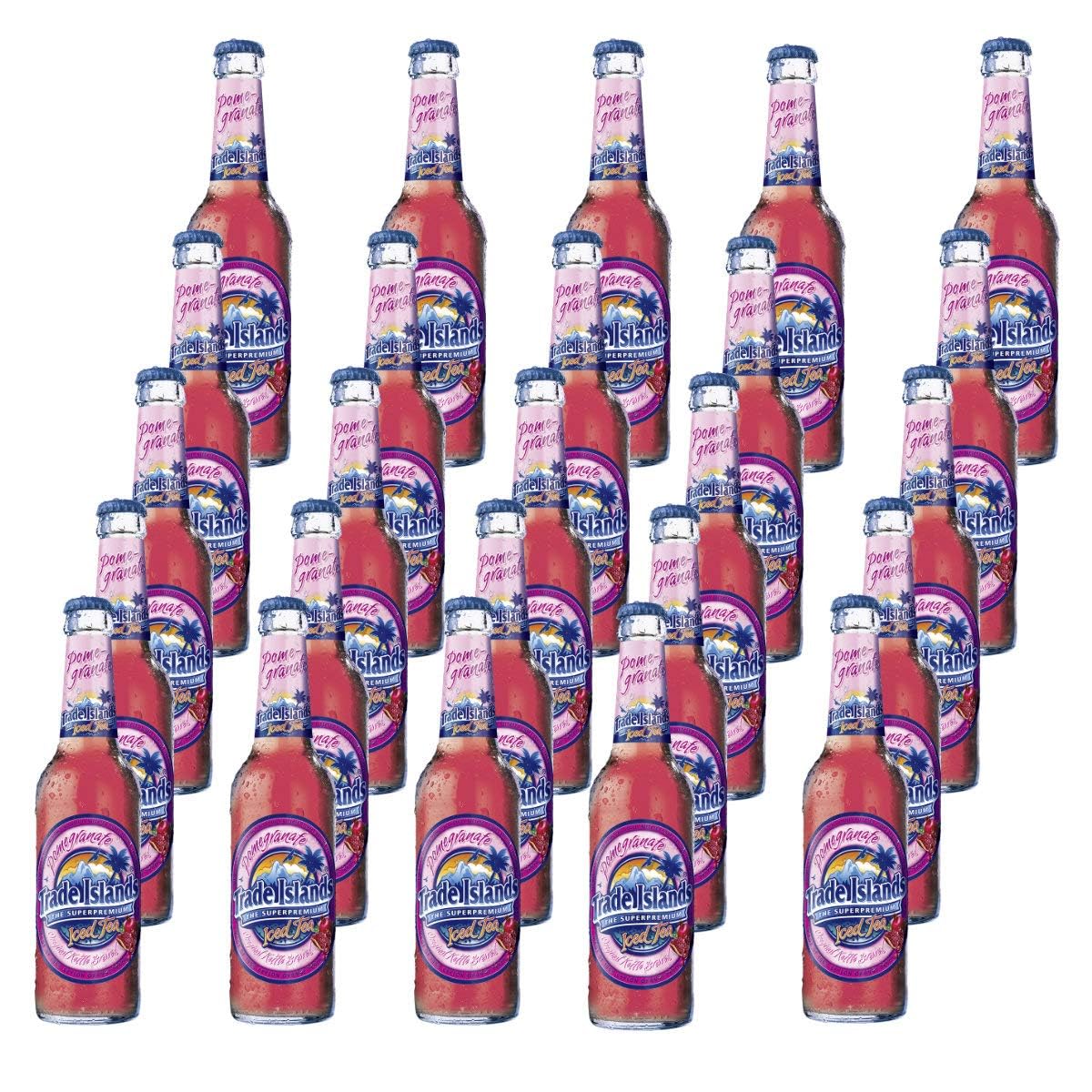 Trade Islands Iced Tea Pomegranate 25 Flaschen je 0,33l inkl. Mehrweg Pfand