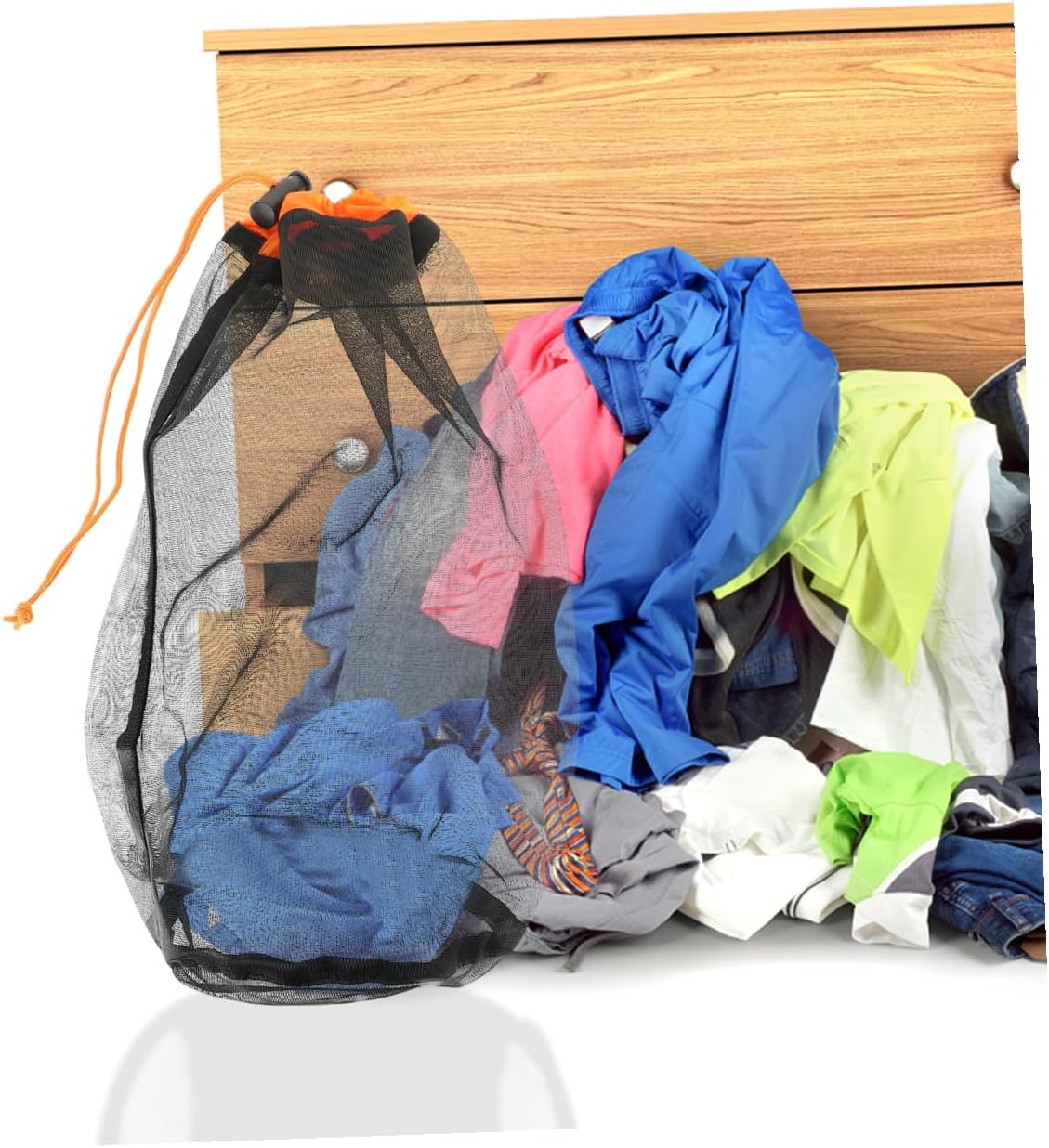 ibasenice Clothes Container Drawstring Storage Bag for Travel Mesh Travel Organizer Bags for Shoes Tools image 5