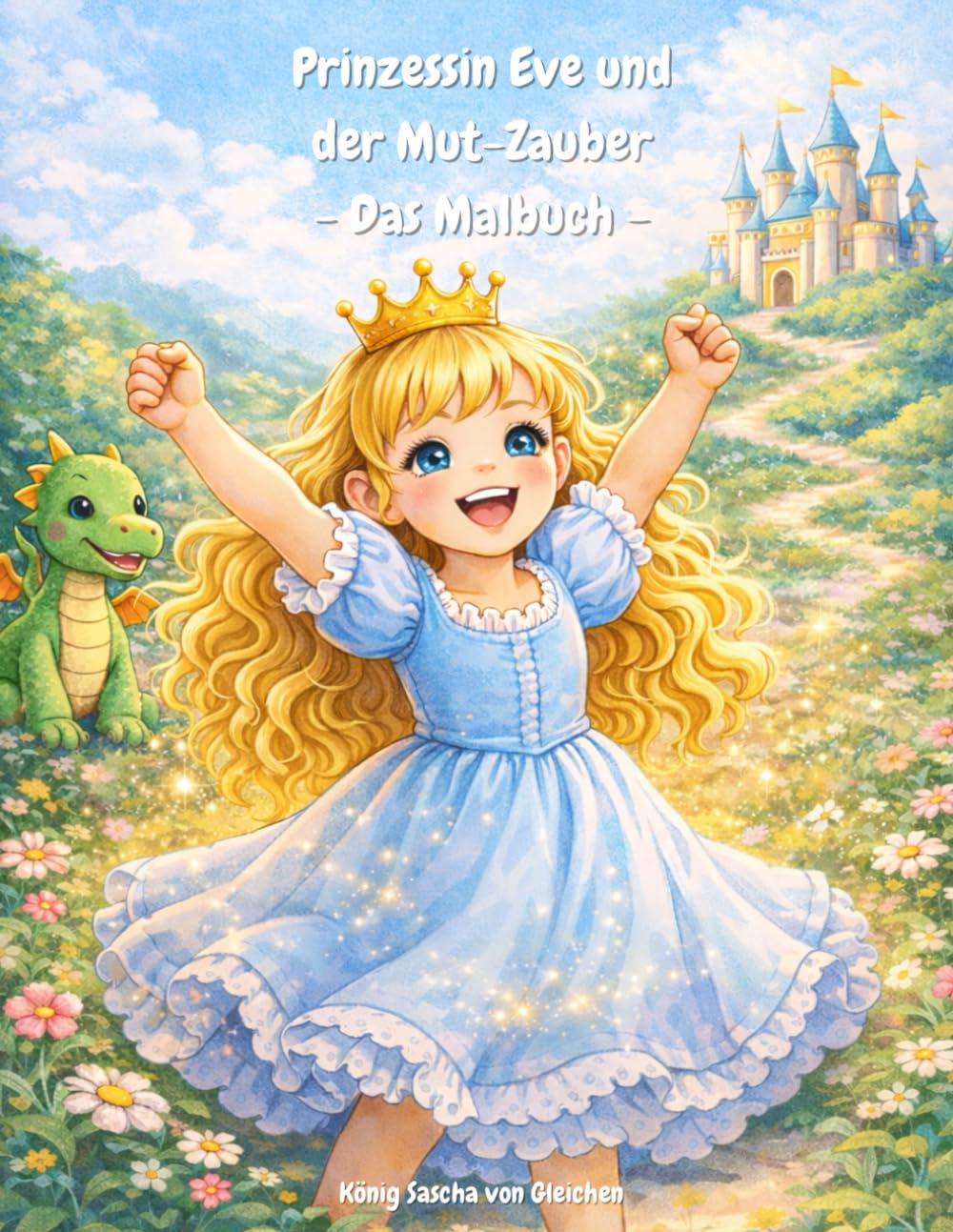 Prinzessin Eve und der Mut-Zauber - Das Malbuch: Zauberhafte Ausmalbilder zur Geschichte für Kinder ab 4 Jahren (König von Gleichen: Magische ... für starke Kinder (Ab 4 Jahren))