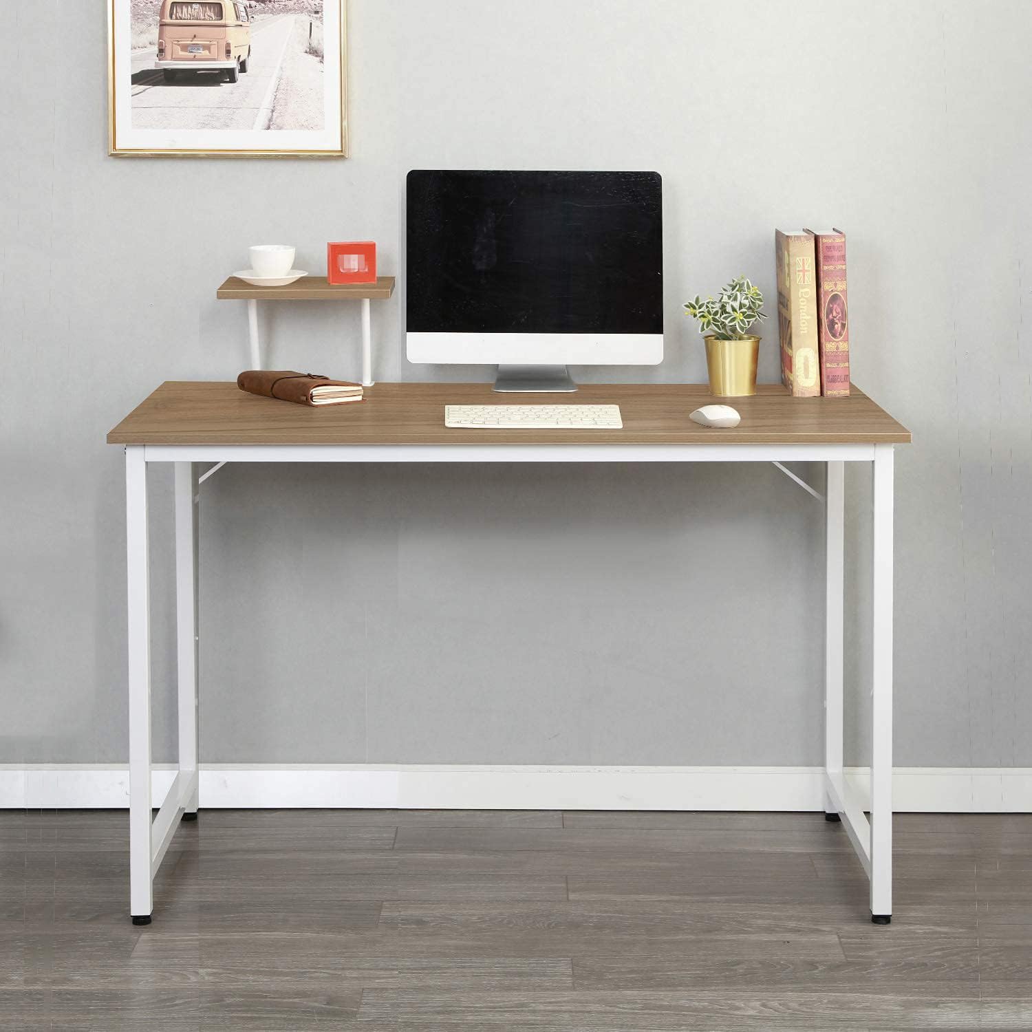 soges Escritorios 100 cm x 50 cm Mesa de Ordenador Compacto Resistente Home Escritorio Oficina Escritorio para reunión formación Escritorio estación de Trabajo