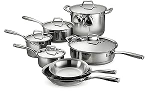 Tramontina Stainless Steel Tri-Ply Base Cookware