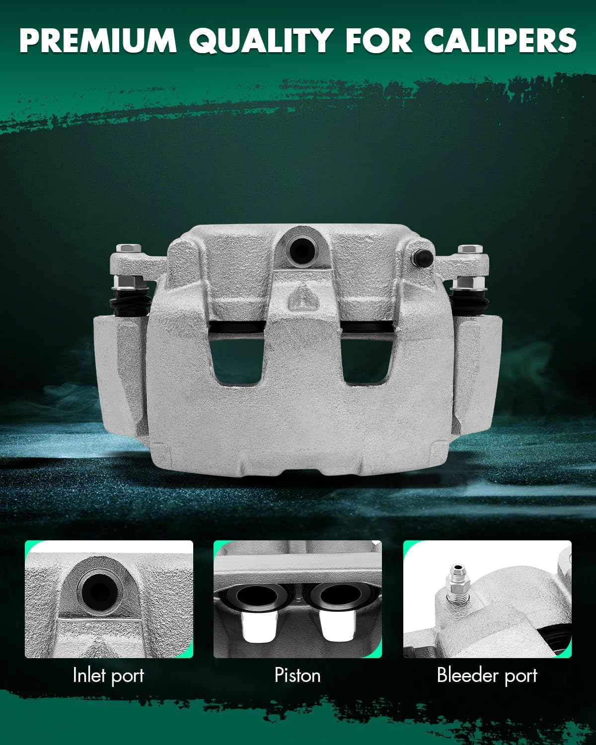 SCITOO 18B5054 Brake Piston Caliper Fit For Chrysler Aspen 2007-2009 For Dodge Dakota 2009-2010 For Dodge For Durango 2007-2009 For Dodge Ram 1500 2009-2010 For Ram 1500 2011-2017 For Ram Dakota 2011