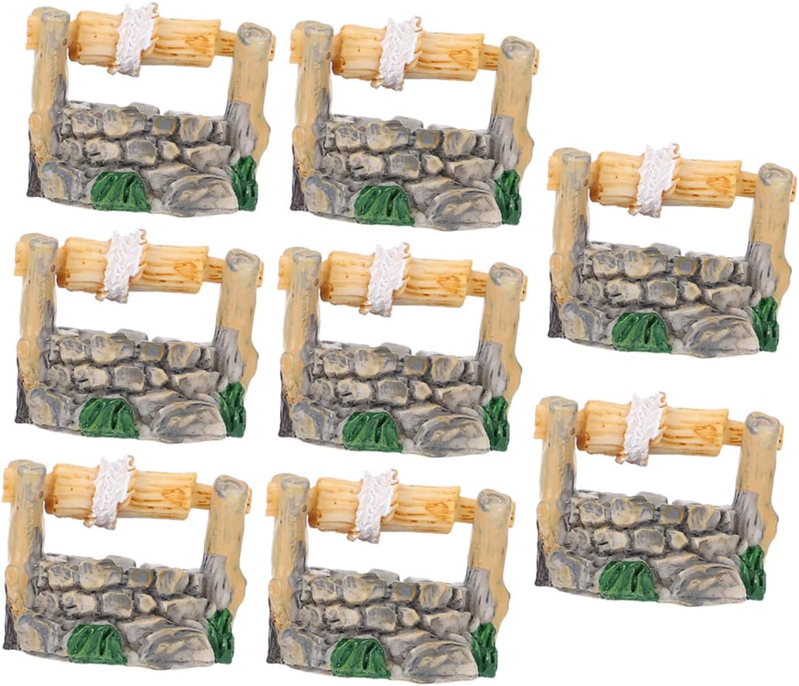 BESPORTBLE 24pcs Vintage Figurines for Fairy Garden Decor Durable Desktop Decoration Miniature Landscape Art Crafts for Boys and Girls Friends and Festivals