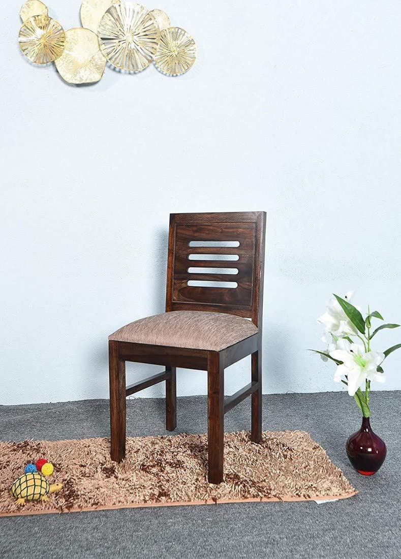 Furniture Mistry Solid Sheesham Wood Dining Chair for Dining Room Set