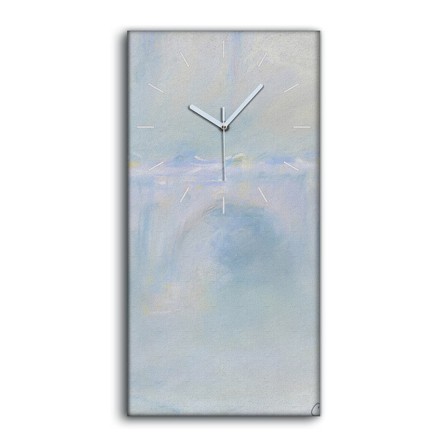 Horloge sur Toile Pont de Waterloo 30x60cm Art Moderne Salon Ne Pas Tic Tac