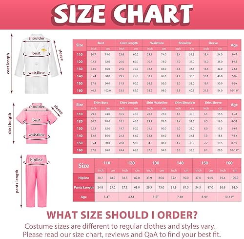 Miniatura 7 de Disfraz de médico para niños, conjunto de uniformes médicos para niños con juego de simulación para niños, cosplay de 3 a 11 años