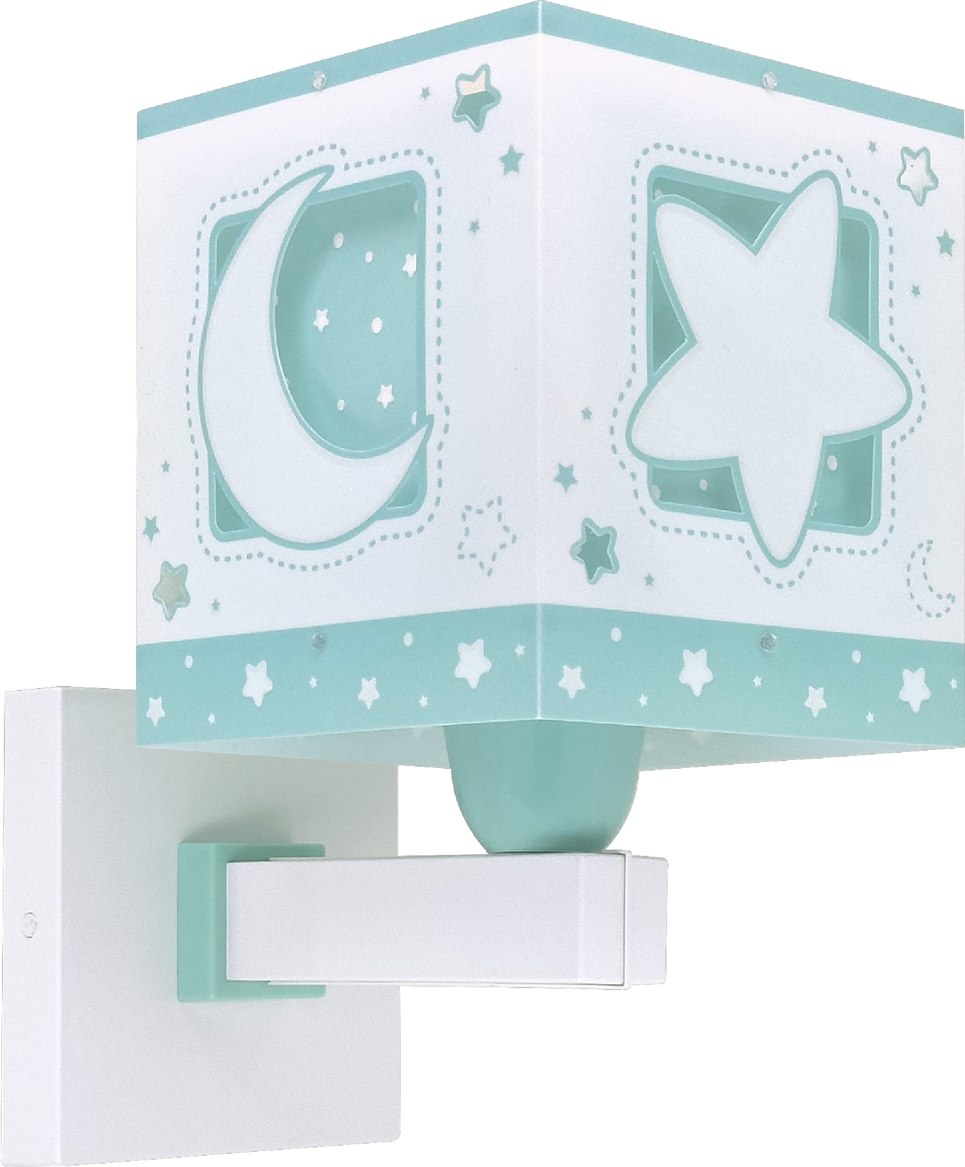 Dalber Moonlight Lámpara Aplique de Pared, 15 W, Verde