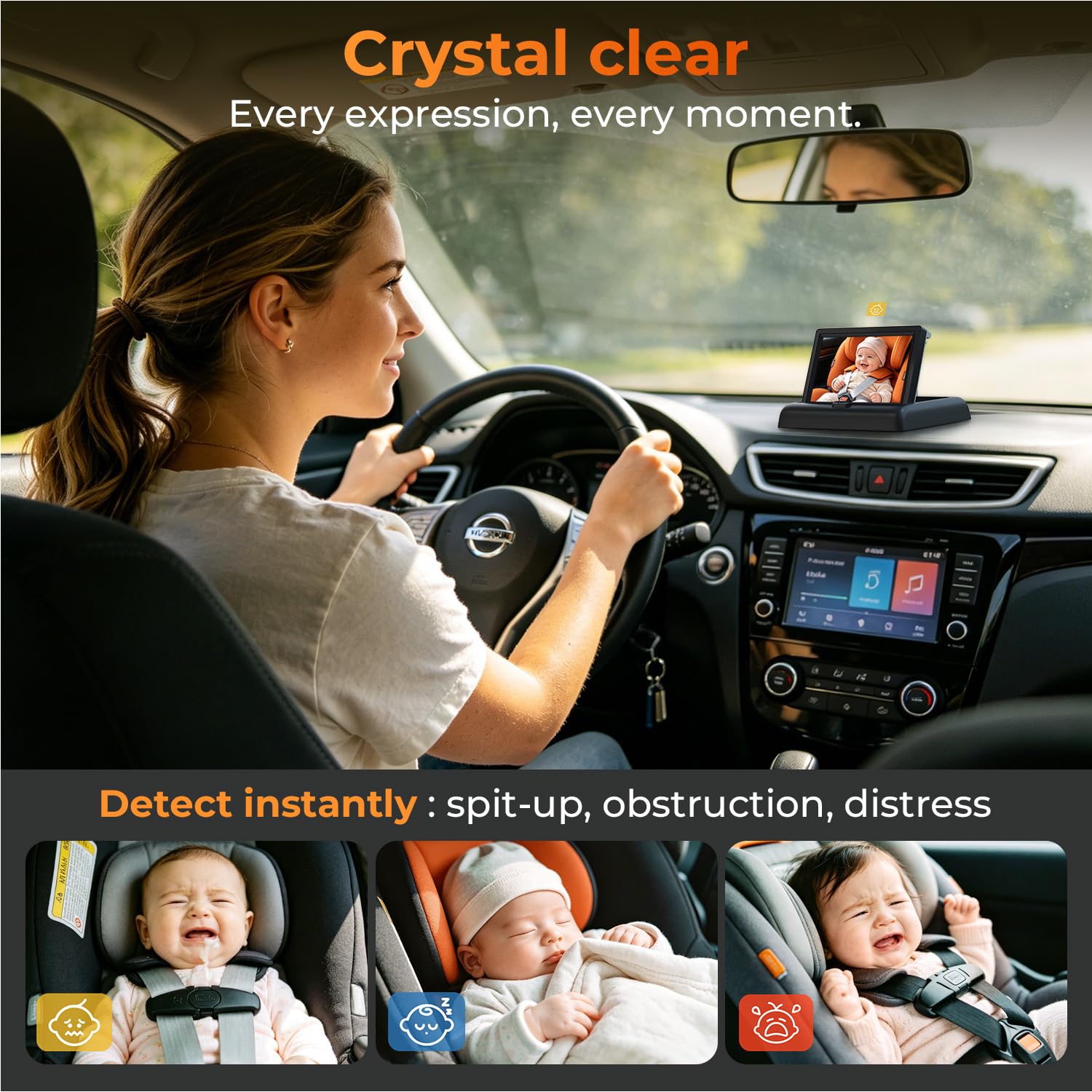 Itomoro Baby Car Camera, Easy Install, 1080p Clear View, Reliable Design — Amazon image 5
