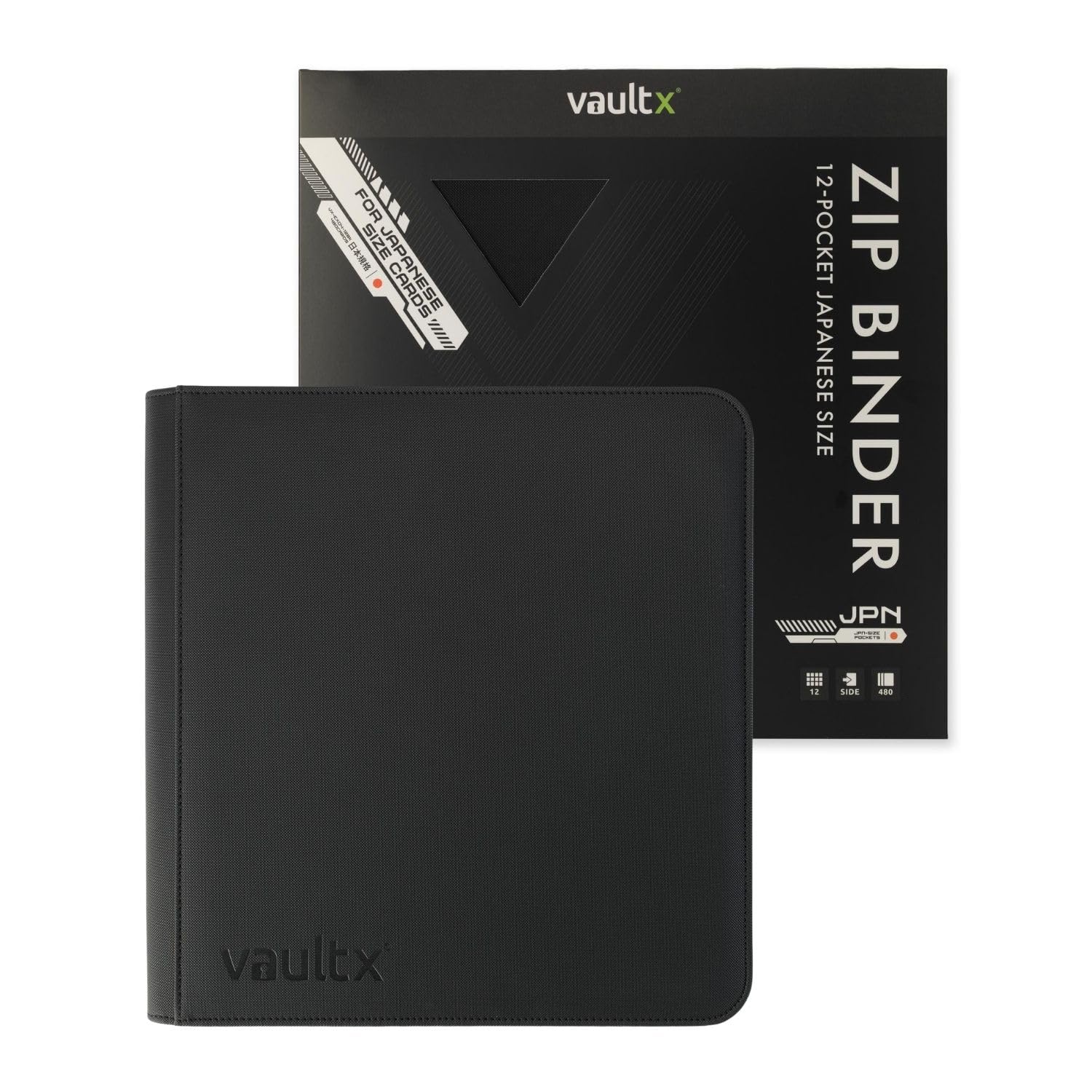 Vault X 12 Pocket Japanese Size Trading Card Binder 480 Cards (Black)