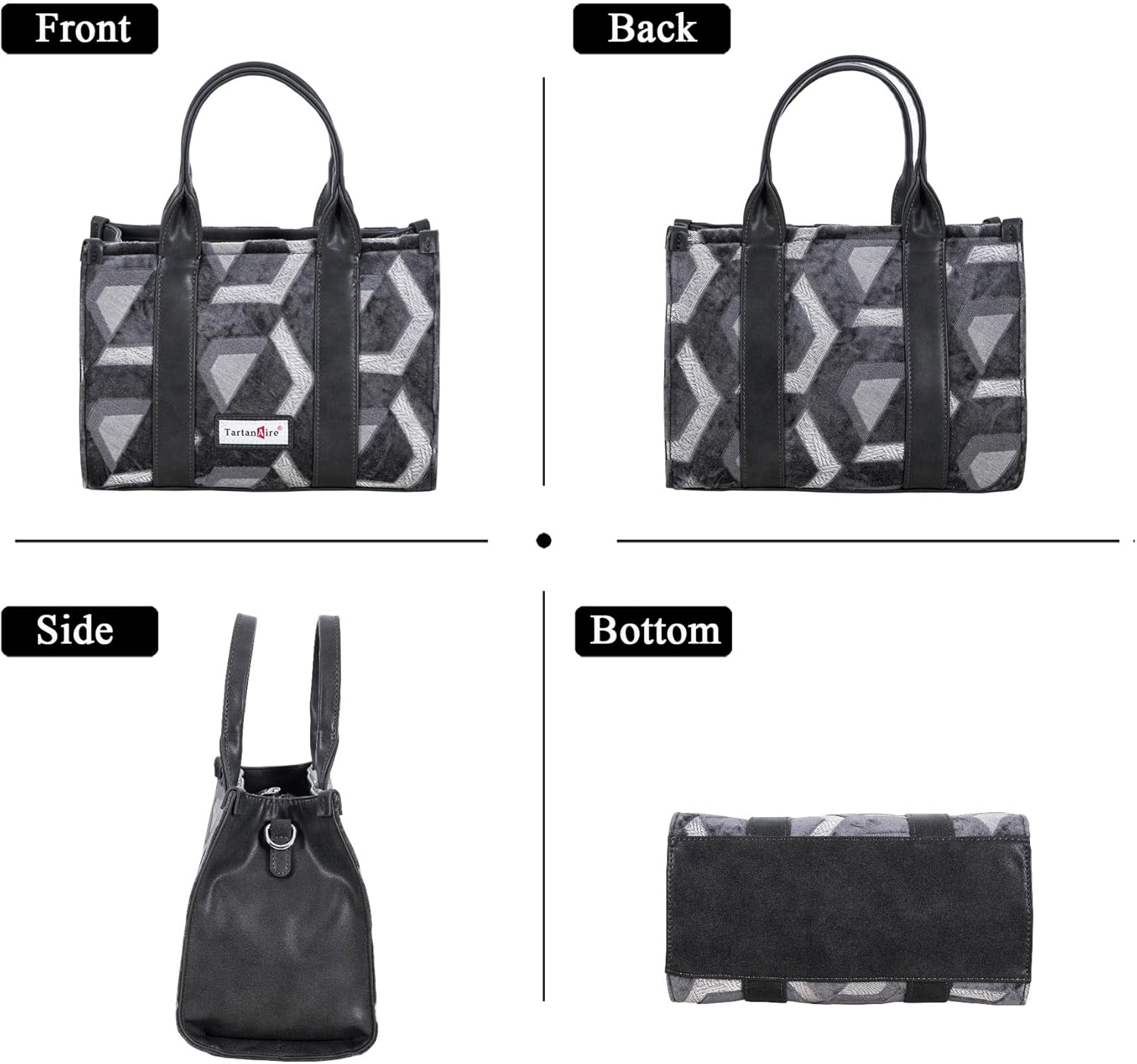 Tote Bags for Women Small Top Handle Handbags Ladies Satchel Bag - Image 4